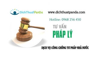 Dịch vụ công chứng tư pháp nhà nước