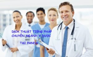 Dịch thuật tiếng Pháp chuyên ngành Y Dược