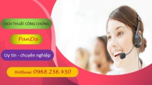 dịch thuật công chứng