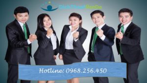 Dịch thuật tiếng anh uy tín