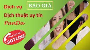 báo giá dịch thuật