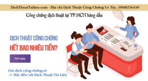 dịch thuật công chứng tại tp.hcm