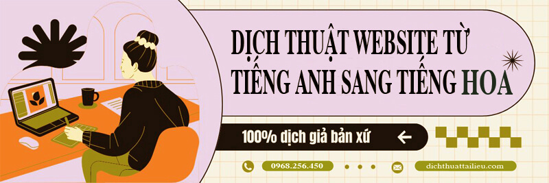 Dịch website sang tiếng Trung Hoa uy tín tại Dịch Thuật Panda